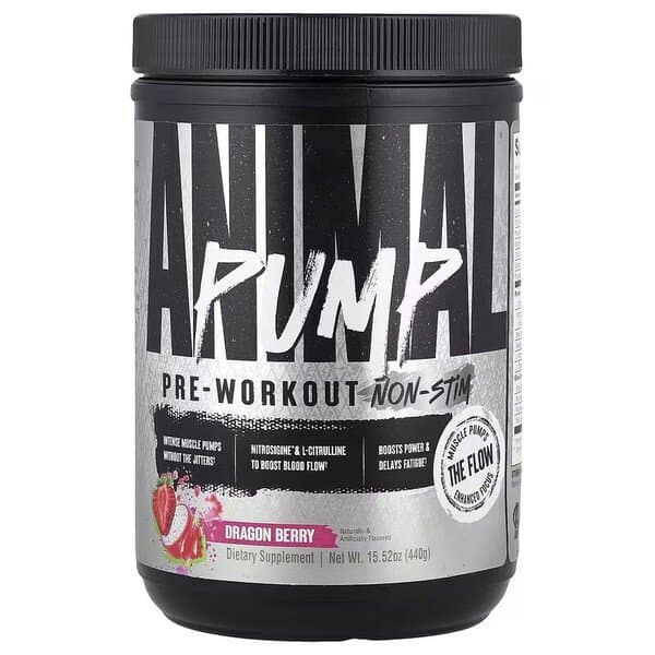 Animal Pump Pre-Workout Non-Stim, Dragon Berry - 440 grams