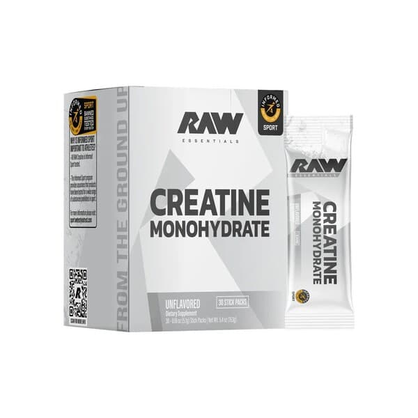 Raw Nutrition Creatine Monohydrate Stick Packs