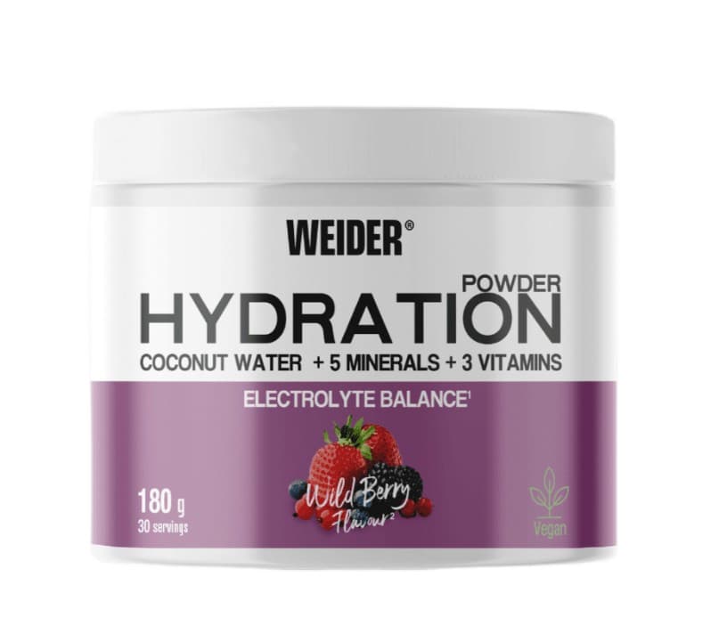 Weider Hydration Powder, Wild Berry - 180 grams