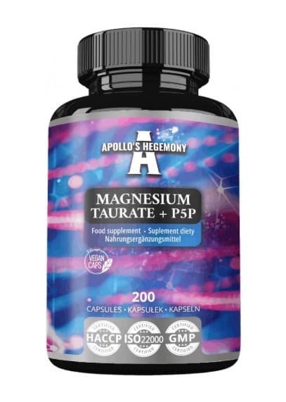 Apollo's Hegemony Magnesium Taurate + P5P - 200 caps