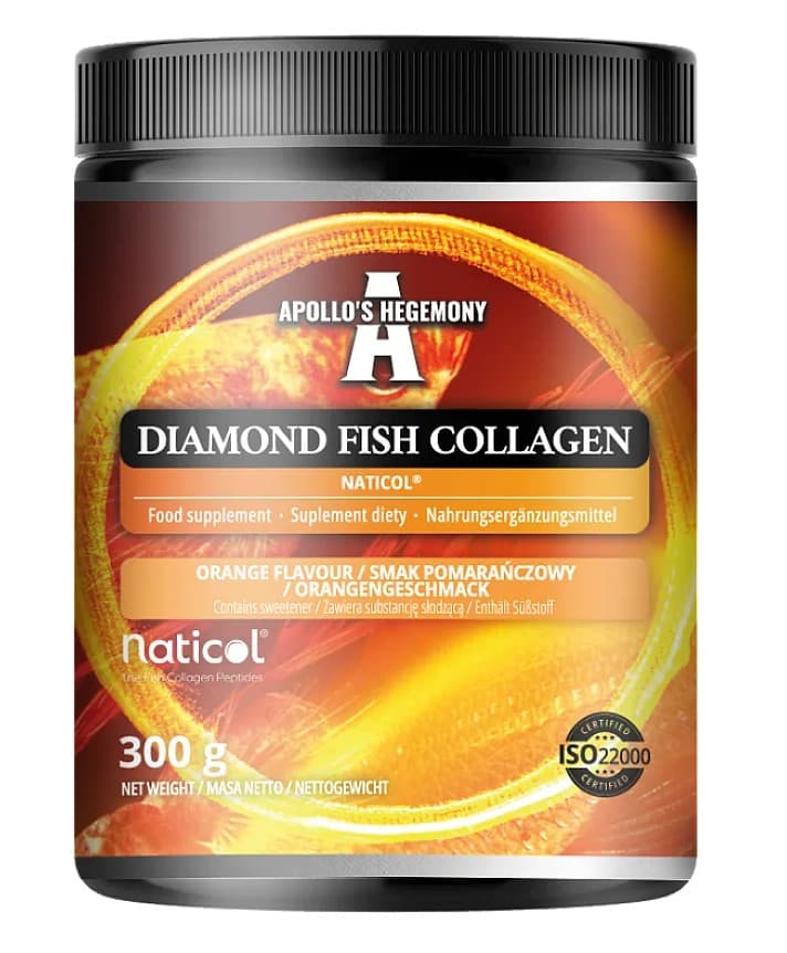 Apollo's Hegemony Diamond Fish Collagen, Orange - 300 grams