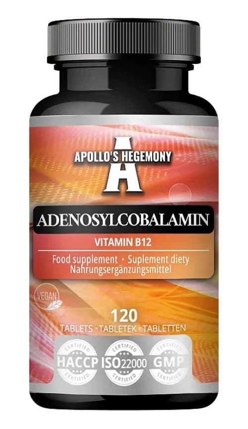 Apollo's Hegemony Adenosylcobalamin Vitamin B12 - 120 tablets