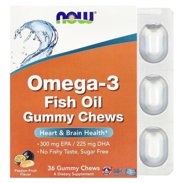 NOW Foods Omega-3 Fish Oil Gummy Chews