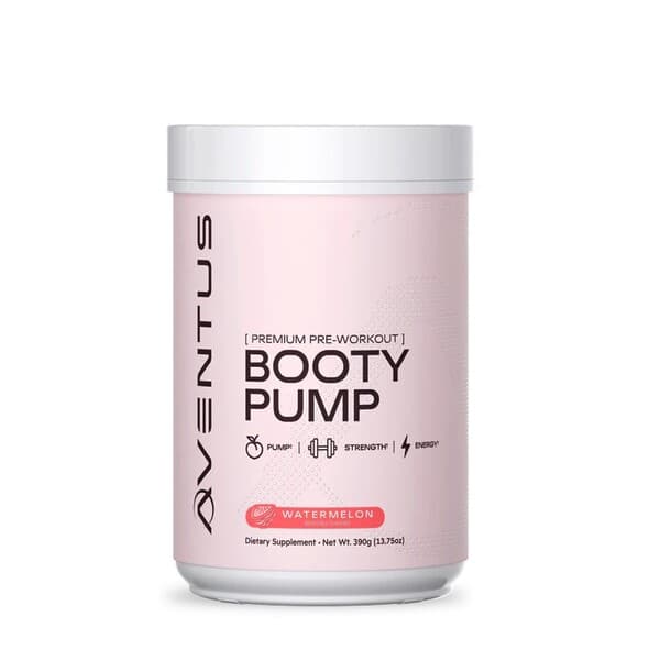 Aventus Supplements Booty Pump - Premium Pre-Workout, Watermelon - 390 grams