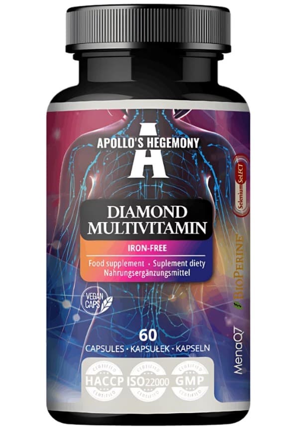 Apollo's Hegemony Diamond Multivitamin Iron-Free - 60 vcaps