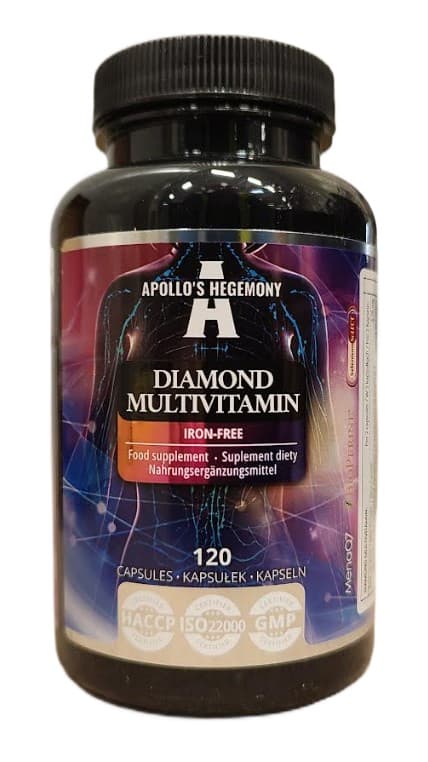 Apollo's Hegemony Diamond Multivitamin Iron-Free - 120 vcaps