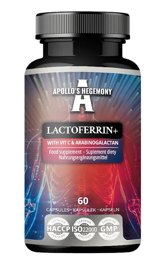 Apollo's Hegemony Lactoferrin+ with Vit C & Arabinogalactan - 60 caps