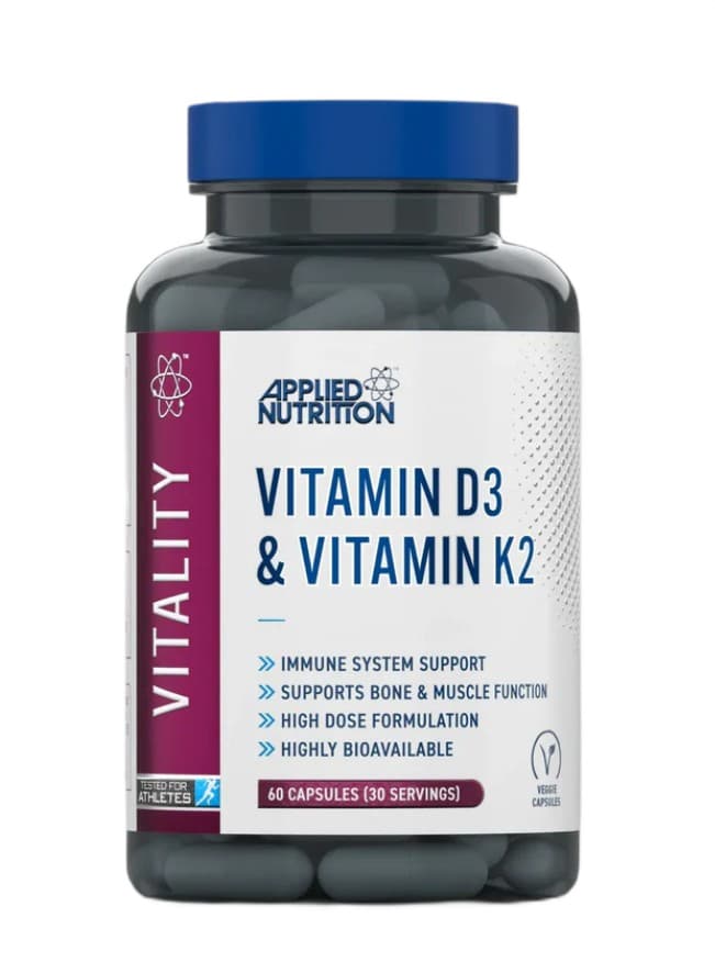 Applied Nutrition Vitamin D3 & Vitamin K2 - 60 vcaps