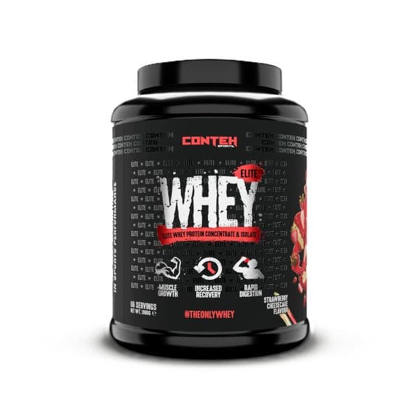 Conteh Sports Whey Elite, Strawberry Cheesecake - 1980 grams