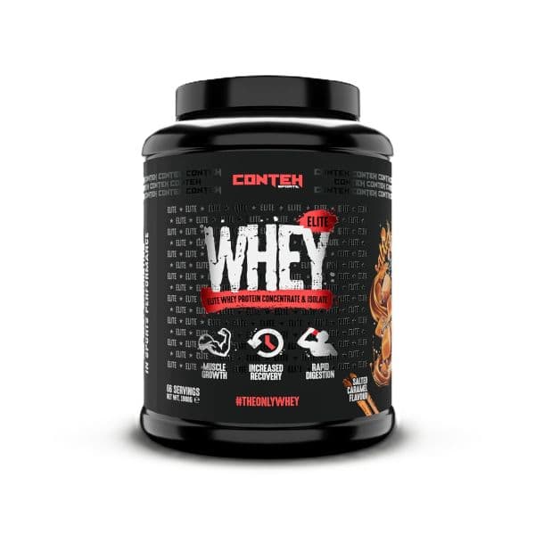 Conteh Sports Whey Elite, Salted Caramel - 1980 grams