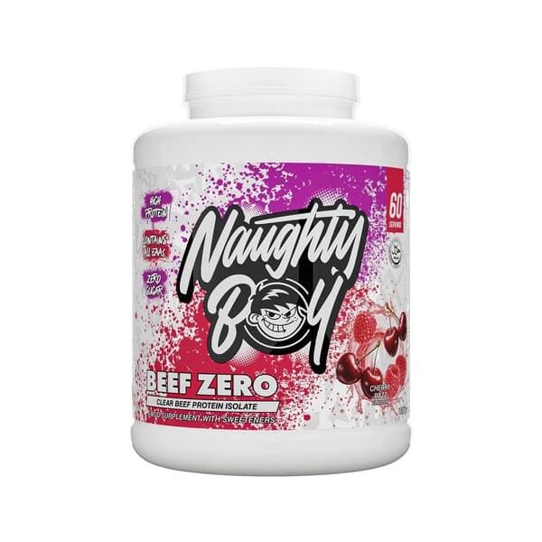 Naughty Boy Beef Zero, Cherry Razz - 1800 grams