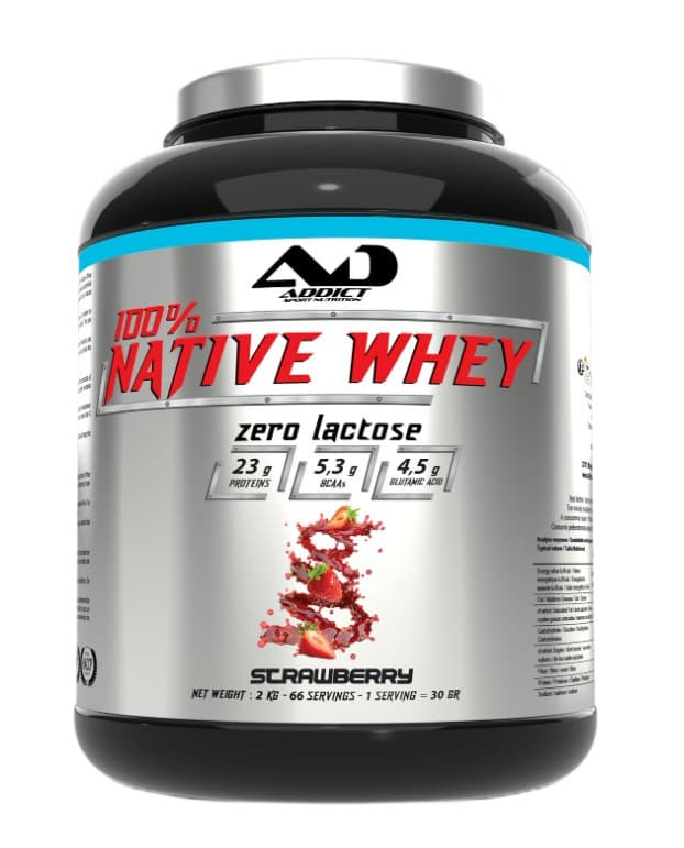 Addict Sport Nutrition 100% Native Whey Zero Lactose