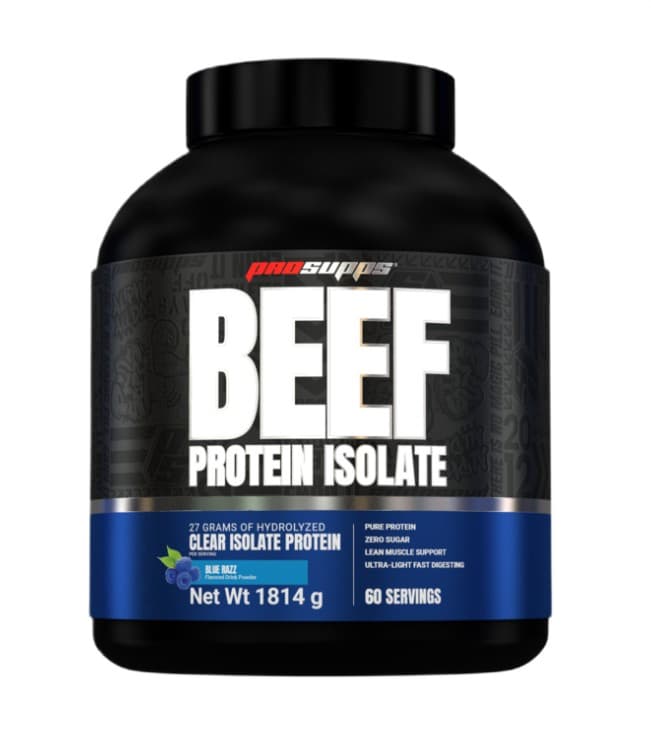 ProSupps Beef Protein Isolate, Blue Razz - 1814 grams