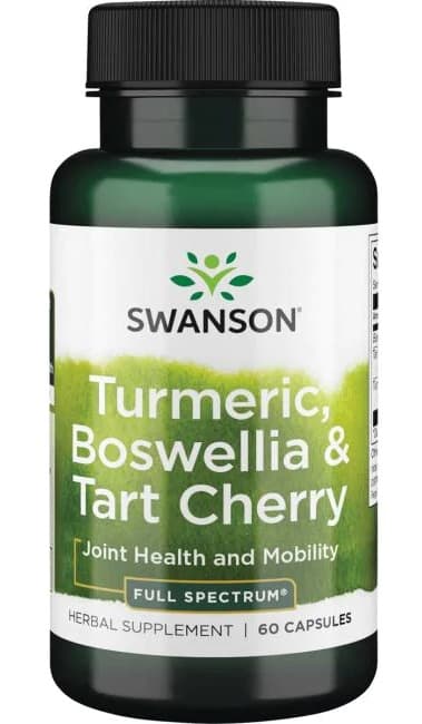 Swanson Turmeric, Boswellia & Tart Cherry - 60 caps
