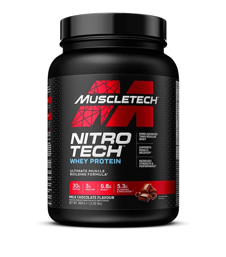 MuscleTech Nitro-Tech, Milk Chocolate - 908 grams