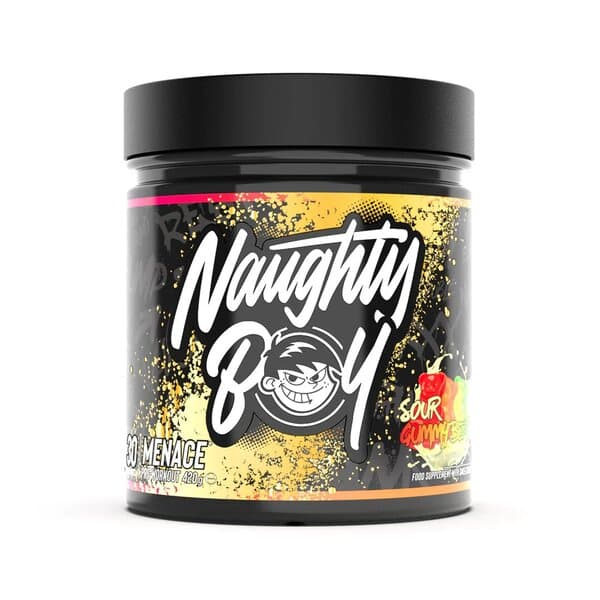 Naughty Boy Menace VitaCholine + Taurine, Sour Gummy Bears - 420 grams