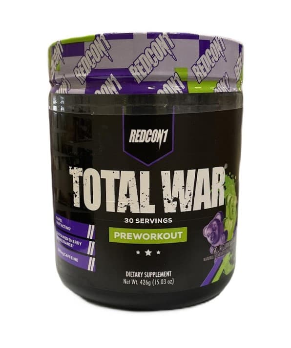Redcon1 Total War - Preworkout, Sour Gummy Bear - 426 grams
