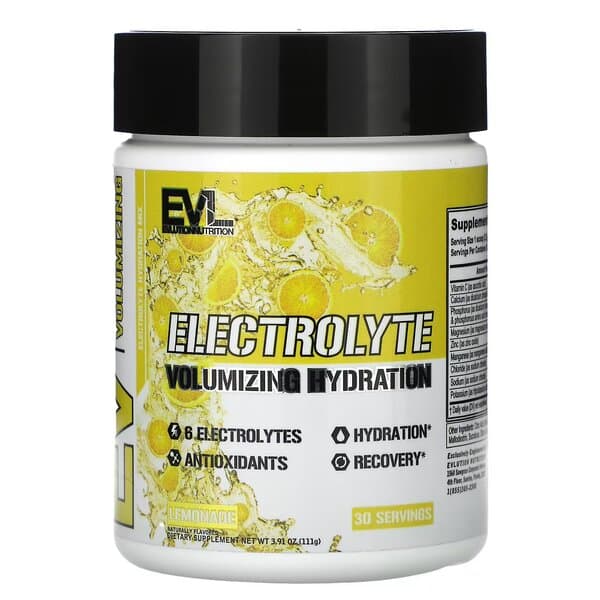 EVLution Nutrition Electrolyte, Lemonade - 111 grams
