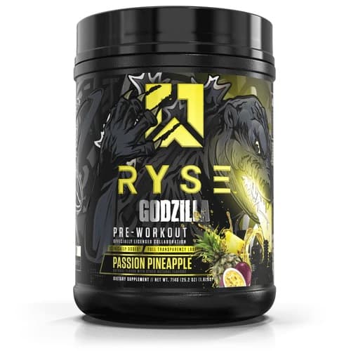 RYSE Godzilla Pre-Workout, Passion Pineapple (EAN: 850041914510) - 714 grams