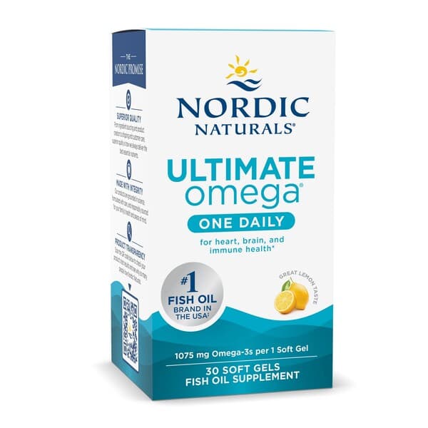 Nordic Naturals Ultimate Omega One Daily, 1075mg Lemon - 30 softgels