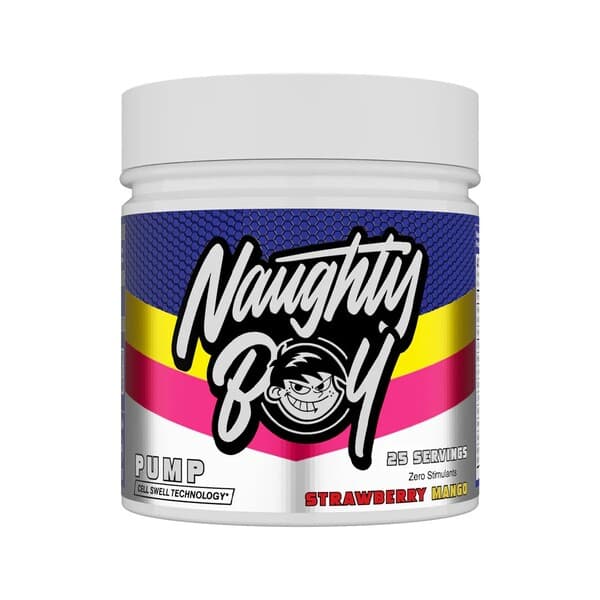 Naughty Boy Pump, Strawberry Mango - 400 grams
