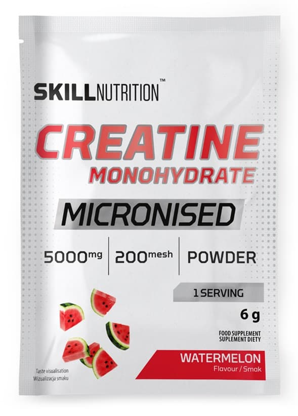 Skill Nutrition Micronised Creatine Monohydrate, Watermelon - 6 grams (1 serving)