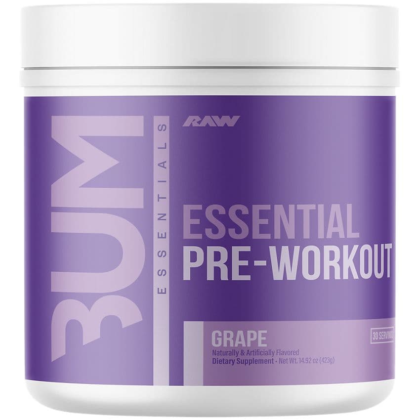 Raw Nutrition CBUM Essential Pre-Workout, Grape - 423 grams