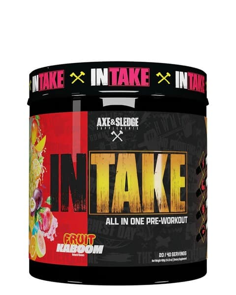 Axe & Sledge Intake All in One Pre-Workout, Fruit Kaboom - 406 grams