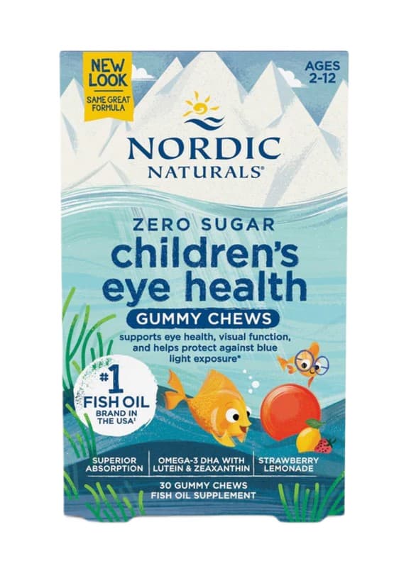 Nordic Naturals Children's Eye Health, Strawberry Lemonade - 30 gummies