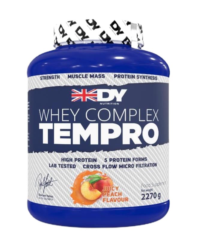 Dorian Yates Whey Complex Tempro, Juicy Peach Flavour - 2270 grams