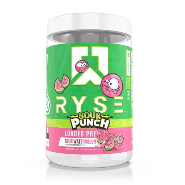 RYSE Loaded Pre, Sour Punch Watermelon - 435 grams