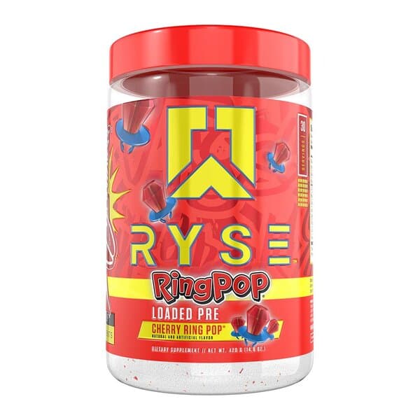 RYSE Loaded Pre, Cherry Ring Pop - 420 grams
