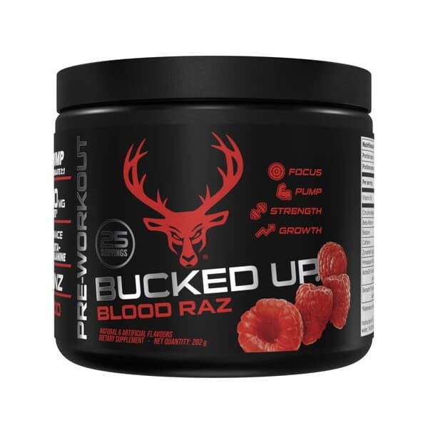 Bucked Up Bucked Up Pre-Workout, Blood Raz - 282 grams