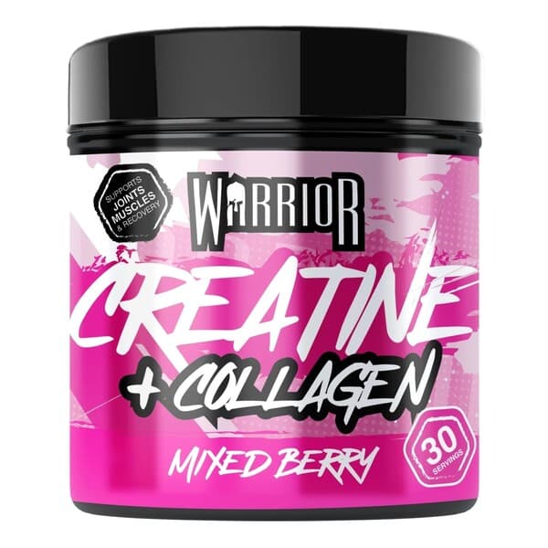 Warrior Creatine + Collagen, Mixed Berry - 270 grams