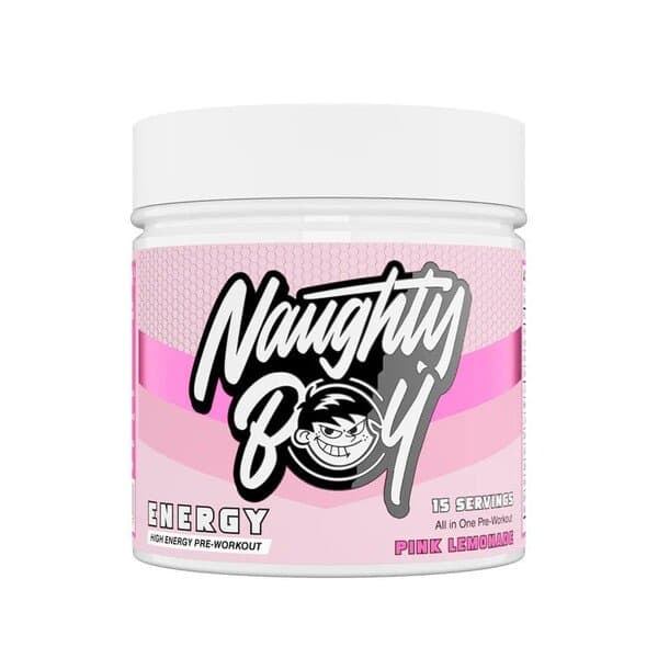 Naughty Boy Energy, Pink Lemonade - 195 grams