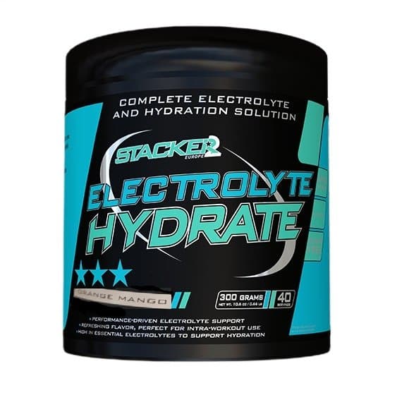 Stacker2 Europe Electrolyte Hydrate, Orange Mango - 300 grams