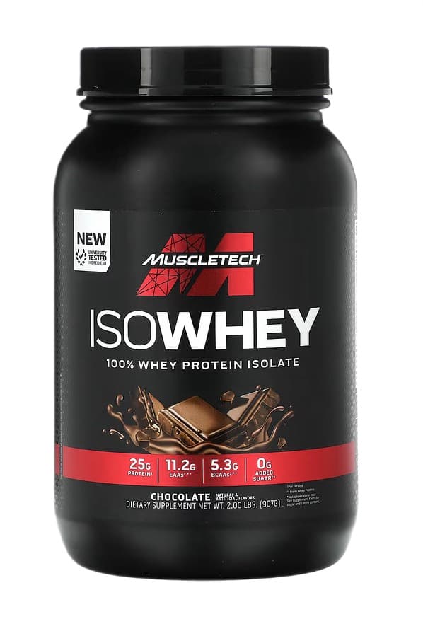 MuscleTech Iso Whey, Chocolate - 907 grams