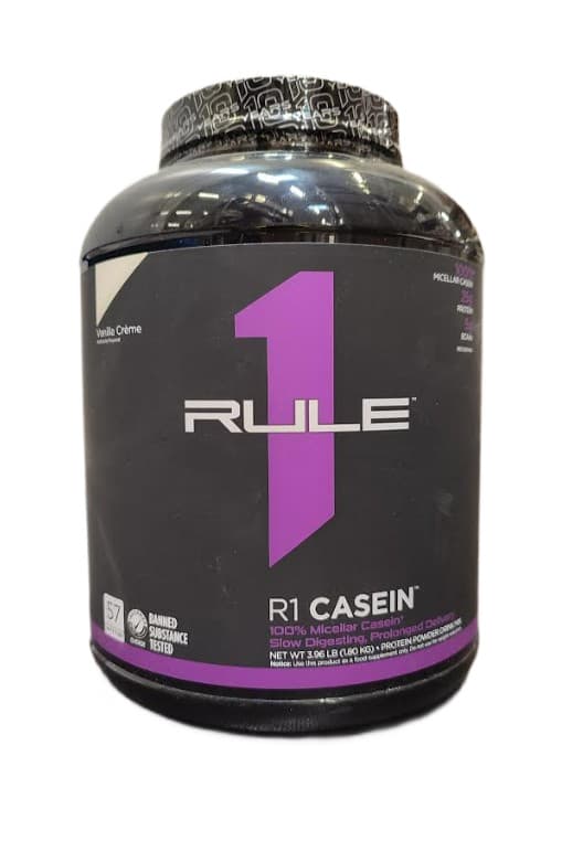 Rule One R1 Casein, Vanilla Creme - 1800 grams