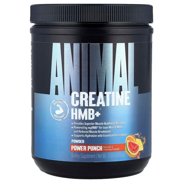 Animal Creatine HMB+, Power Punch - 342 grams