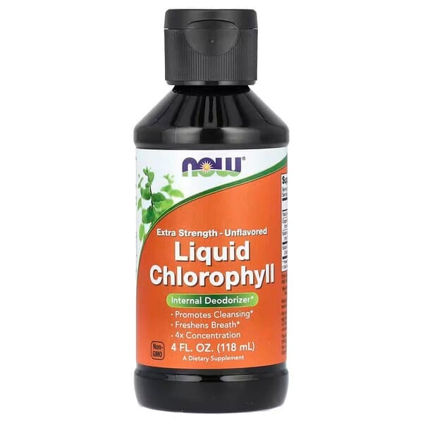 NOW Foods Extra Strength Chlorophyll Liquid, Unflavoured - 118 ml.