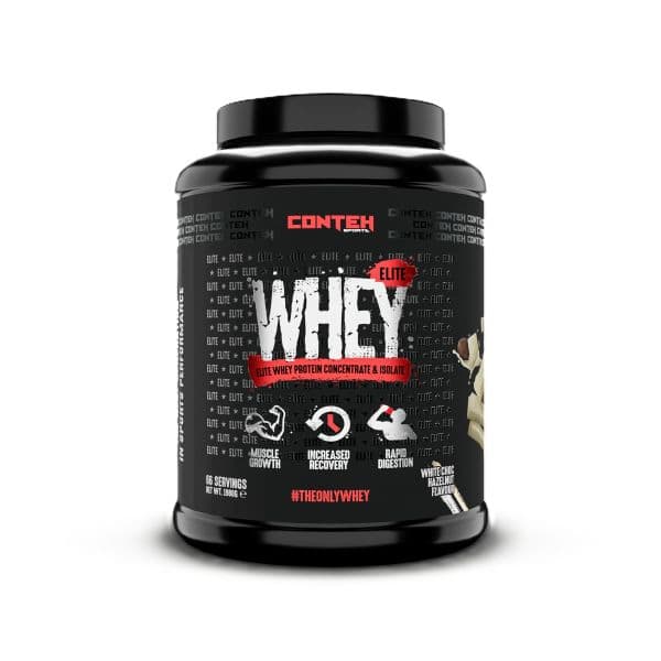 Conteh Sports Whey Elite, White Chocolate Hazelnut - 1980 grams